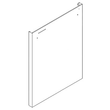 Whirlpool WDT740SALW0 Outer Door Panel - Genuine OEM