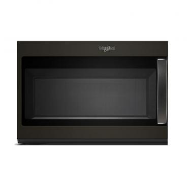 Whirlpool WMH32519HV5 Microwave Door - Black Stainless  - Genuine OEM