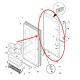 Frigidaire Part# 297317201 Door Panel (OEM) Outer
