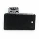 GE Part# WR02X10753 Door Corner Cap (OEM) Black