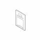LG Part# 3550JL1020B Dispenser Cover - Genuine OEM