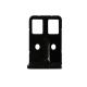 Whirlpool Part# 61004713 Hinge (OEM) Lower Black