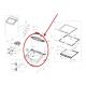 Samsung Part# DC97-17057L Semi Cover Assembly (OEM) Top