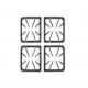 Frigidaire CFGF368GCC Burner Grate Set (Black) Genuine OEM