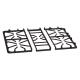 Frigidaire CPGF3081KFK Burner Grate Kit (3 peice) - Genuine OEM