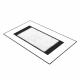 Frigidaire FES387CFBA Oven Outer Door Glass Panel (Black) - Genuine OEM