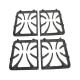 Frigidaire FGF335CGTF Burner Grates Kit (Set of 4) - Genuine OEM