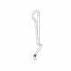 GE ADT521PGF2WS High Loop Drain Hose - Genuine OEM