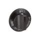 GE JGBS04GPV1AD Temperature Control Knob (Black) - Genuine OEM