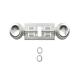 GE JGBS04PEA2AD Double Burner Assembly - Genuine OEM