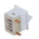 Kenmore 253.44763703 Refrigerator Freezer Light Switch (Black) - Genuine OEM