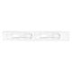 Kenmore 253.6151240B Kickplate Grille - White - Genuine OEM