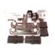 Kenmore 665.13269K114 Dishwasher Rack Adjuster Kit (White Wheels) - Genuine OEM