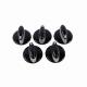 Maytag MGR6775BDQ13 Range Surface Burner Knob Set - Genuine OEM