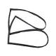 Samsung RS275ACBP/XAA Refrigerator Door Gasket (right side) - Genuine OEM