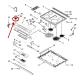 Whirlpool Part# W10663811 Knob Bezel (OEM)