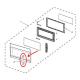 Whirlpool Part# W10679297 Door Handle (OEM)