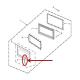 Whirlpool Part# W11051568 Door Handle (OEM)