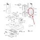 GE Part# WB34X27227 Chimney (OEM) Lower Back