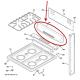 GE Part# WB36K10563 Backguard Assembly (OEM) 24