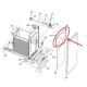 GE Part# WC36X23999 Door Reinforce Plate (OEM)
