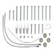 Whirlpool MH6600XW1 Wall Mounting Hardware Kit - Genuine OEM