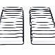 Whirlpool VSF315PEMW2 Burner Grate Kit Genuine OEM