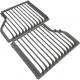 Whirlpool WCG75US0DB00 Wetstone Burner Grate Kit - Genuine OEM