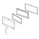 Whirlpool WMH31017HS4 Microwave Door Assembly - Black - Genuine OEM