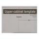 Whirlpool YWMH53521HB3 Upper Cabinet Template Instruction Sheet - Genuine OEM