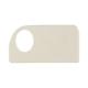GE Part# WR02X10865 Corner Cap (OEM) White, Top