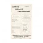 Frigidaire Part# 12026 Owners Manual (OEM)