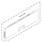 Ikea IUD8555DX4 Control Panel and Overlay (Black) - Genuine OEM