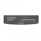 KitchenAid KUDI24SEWH2 Control Panel Insert (Black) - Genuine OEM