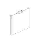 Maytag MDB4949SHZ1 Outer Door Panel (Stainless) - Genuine OEM