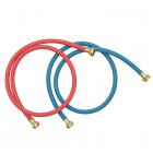 Whirlpool 4GWTW4740YQ2 Water Fill Hose Kit (Red, Blue) - Genuine OEM