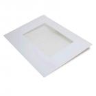 Whirlpool 4KWFE7685ES0 Outer Glass Door Panel (White) - Genuine OEM