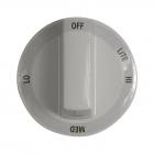 Whirlpool GGG390LXS02 Range Control Knob (White) - Genuine OEM