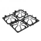 Whirlpool SF462LXSS1 Burner Grate Kit (Matte Black, Set of 4) Genuine OEM