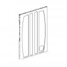 Frigidaire Part# 5304511378 Side Panel (White, Right) - Genuine OEM