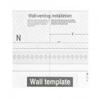 Whirlpool Part# 8183743 Wall Template (OEM)