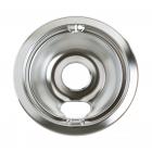 GE JB256DM2WW Burner Drip Bowl (6 in, Chrome) - Genuine OEM