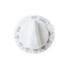 GE JBS07C2WW Temperature Control Knob (White - Genuine OEM