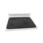 GE JBS60DK1WW Glass Cooktop Assembly (White) - Genuine OEM