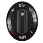 GE JDC27GV1BG Infinite Control Knob (Black) - Genuine OEM