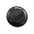 GE JGBP30WEP1 Burner Control Knob (Black - Genuine OEM