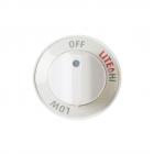GE JGSP23WEY3WW Burner Control Knob (White) - Genuine OEM