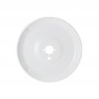 GE JGSP33WEV3WW Porcelain Burner Drip Bowl (Large, White) - Genuine OEM
