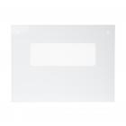 GE JSP34WD2WW Outer Door Glass (White) - Genuine OEM