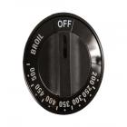 Hotpoint RGB530BEA1WH Temperature Control Knob (Black) - Genuine OEM